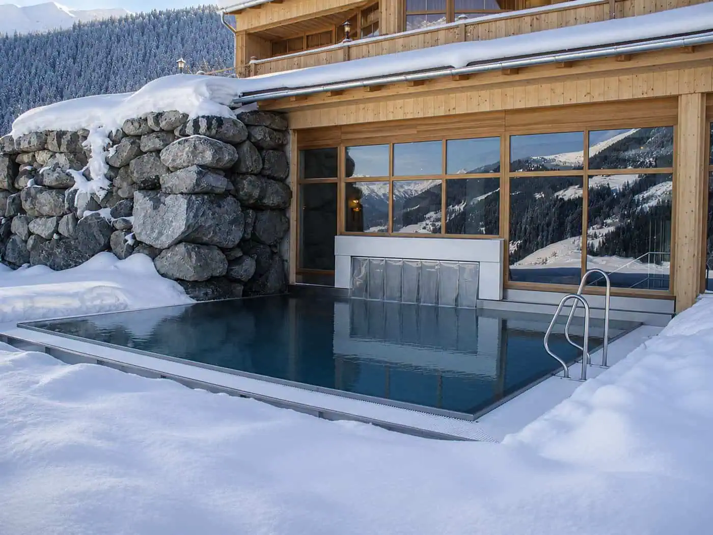 Winterbetrieb im Schnee
